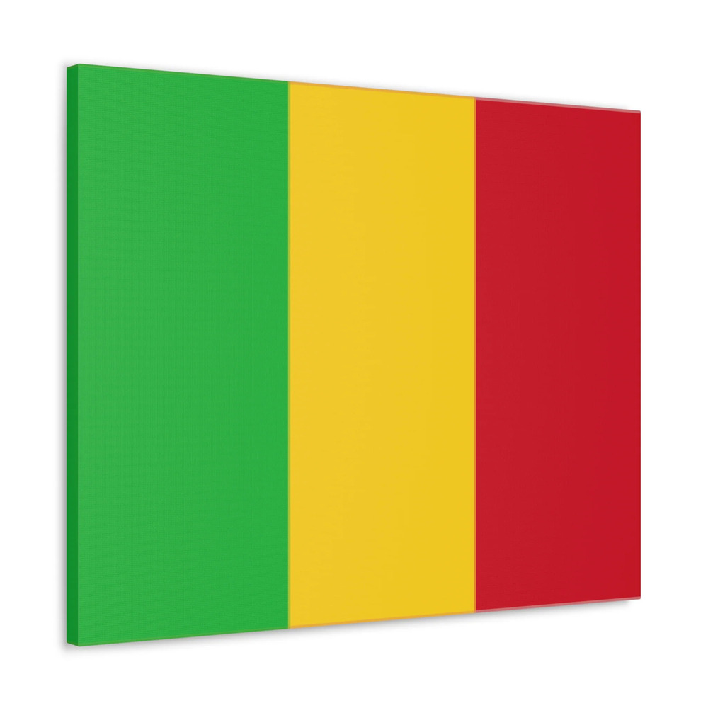 Mali Country Flag Canvas Vibrant Wall Art Unframed Home Decor